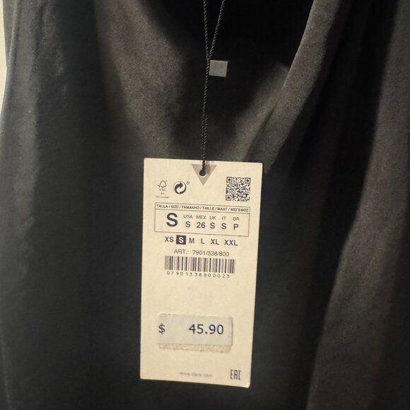 ZARA Criss Cross Backless Mini Dress – Size Small NWT - Picture 6 of 6